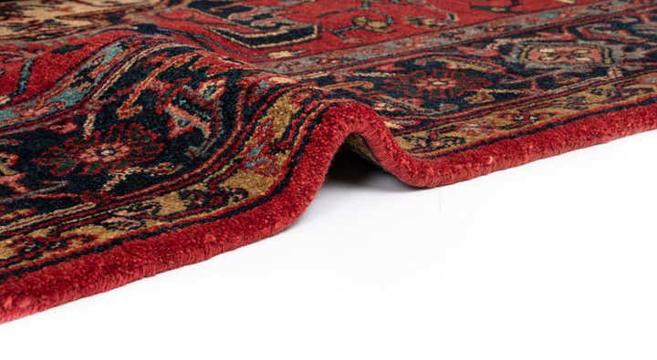 8' 1 x 9' 8 Moghul Heriz Wool Rug