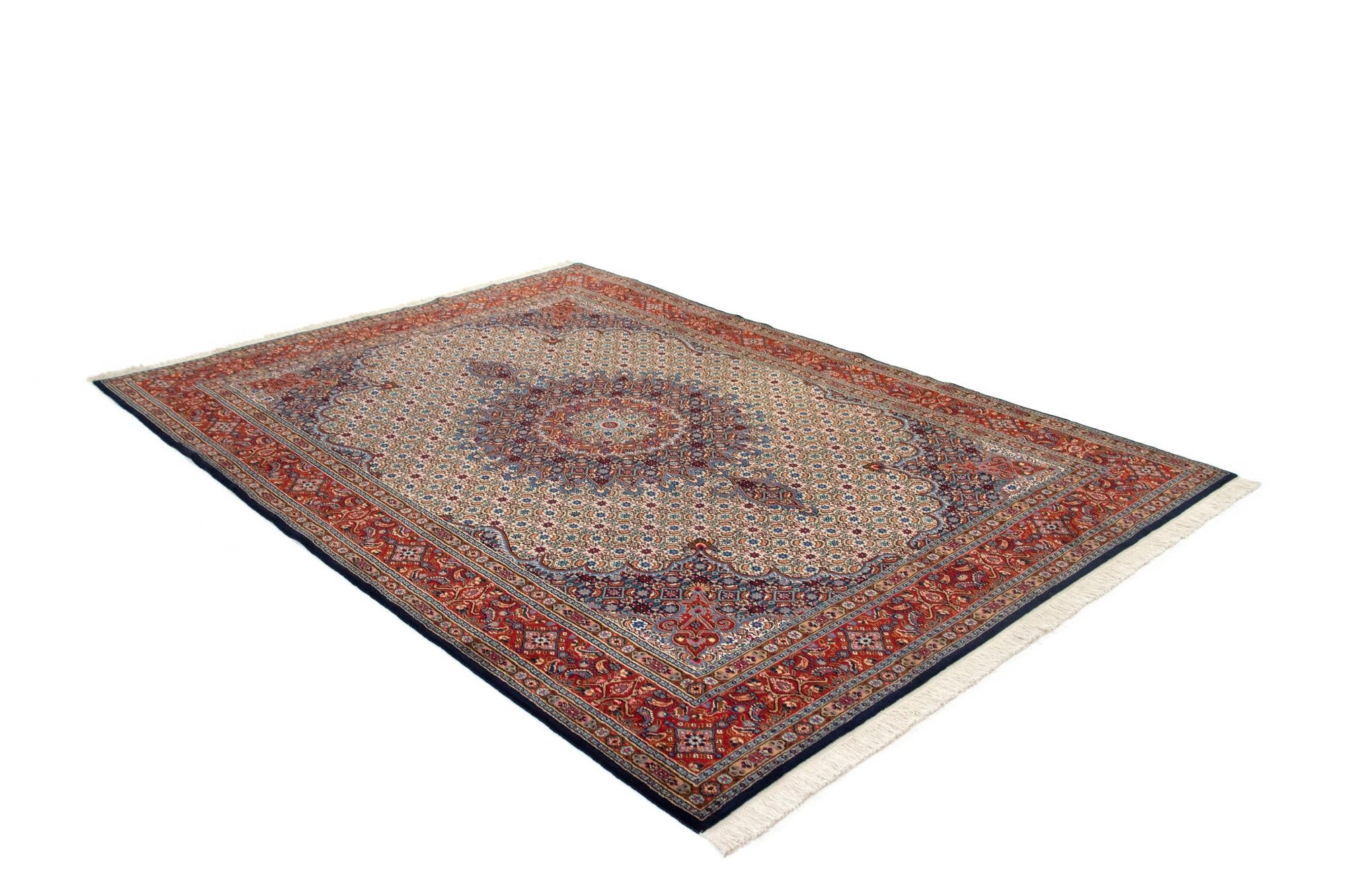 8' x 11' 3 Hand Knotted Mood Persian Wool Rug