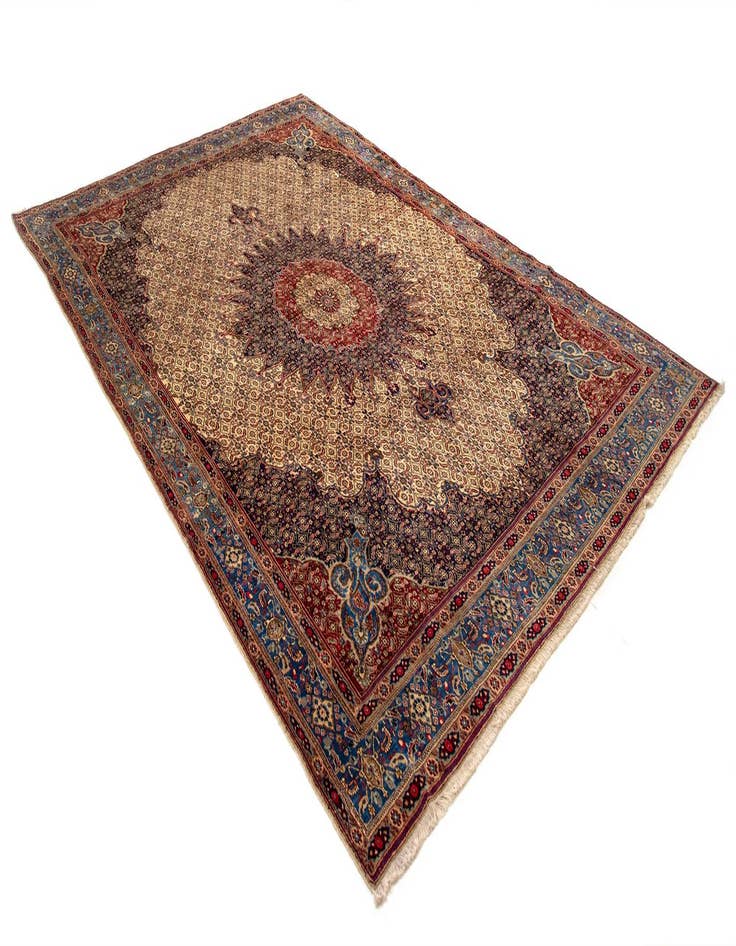 Detail image of 10' 2 x 13' 9 Hand Knotted Mood Persian Wool Rug