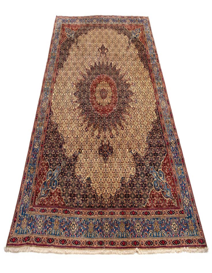 Detail image of 10' 2 x 13' 9 Hand Knotted Mood Persian Wool Rug
