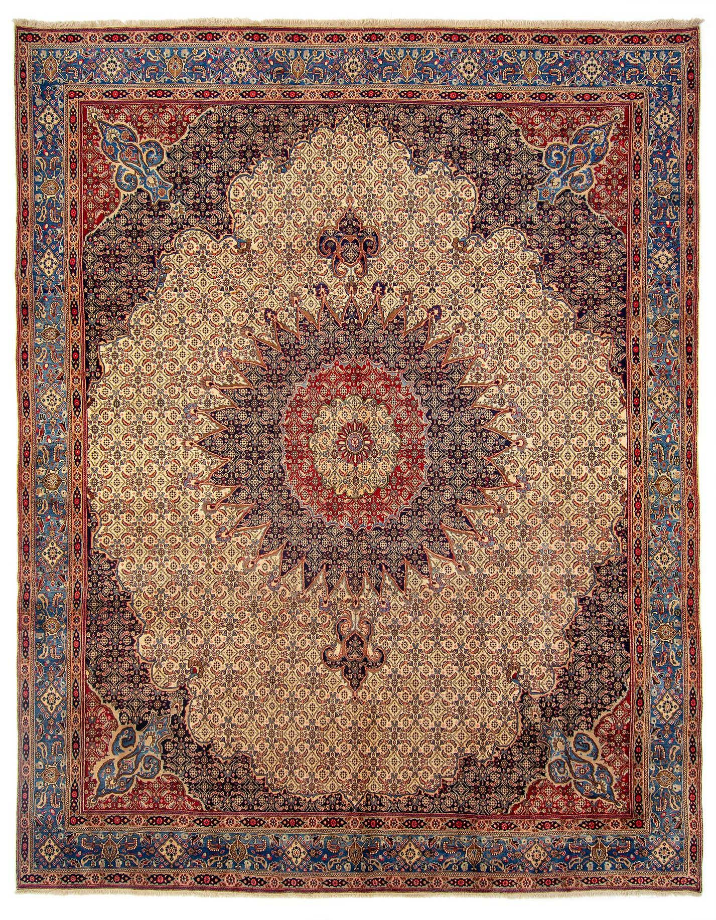 10' 2 x 13' 9 Hand Knotted Mood Persian Wool Rug
