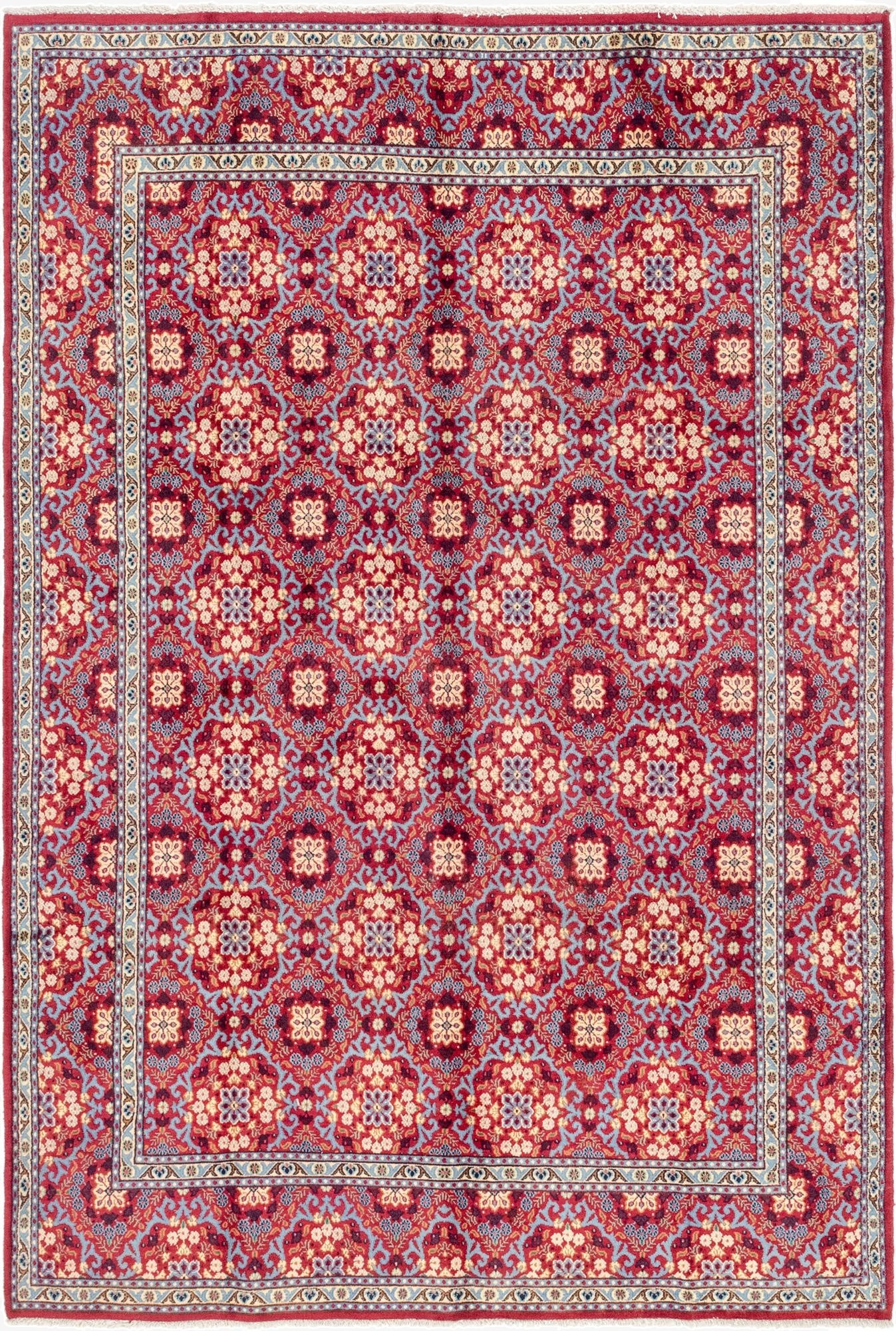 6' 5 x 9' 6  Hand Knotted Mood Persian Wool Rug