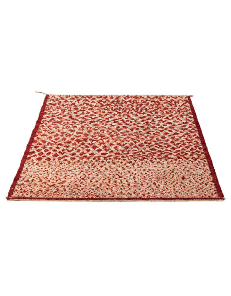 Detail image of 5' 11 x 7' 10  Hand Knotted Moroccan Wool Rug