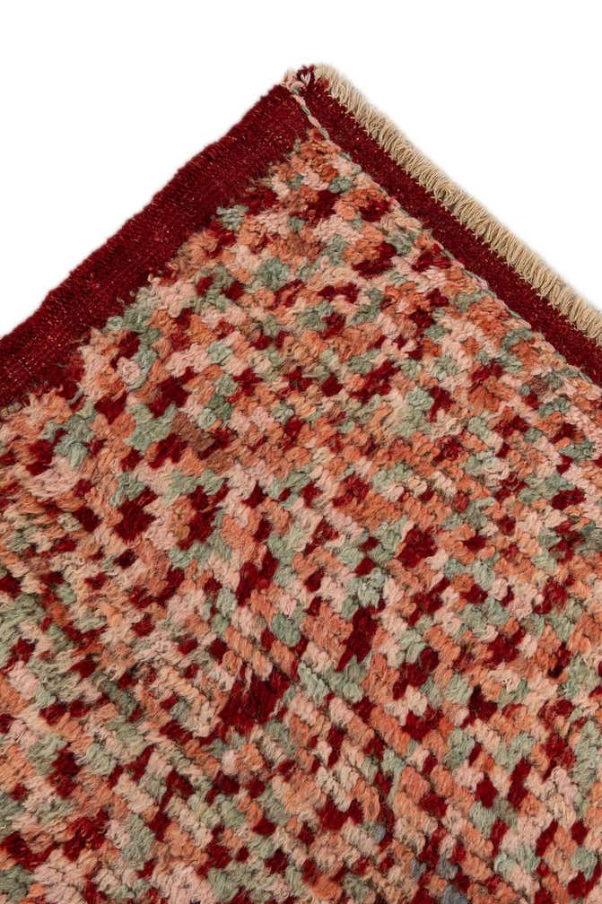 5' 11 x 7' 10 Hand Knotted Moroccan Wool Rug