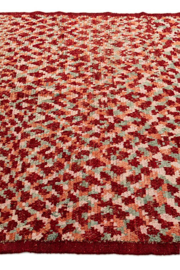 Detail image of 5' 11 x 7' 10 Hand Knotted Moroccan Wool Rug