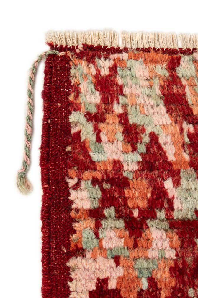 5' 11 x 7' 10 Hand Knotted Moroccan Wool Rug