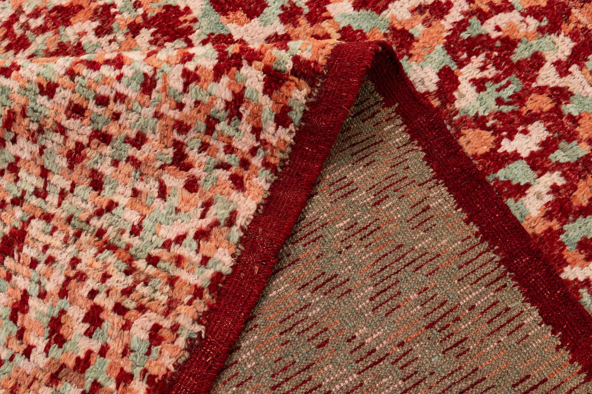 5' 11 x 7' 10 Hand Knotted Moroccan Wool Rug