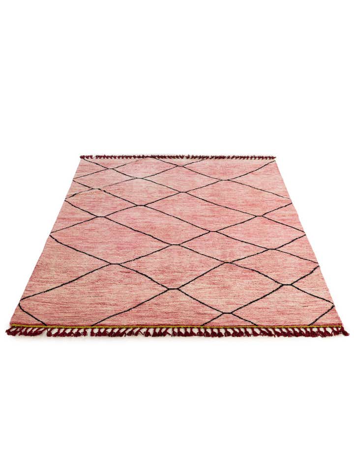 5' 6 x 7' 11 Hand Knotted Moroccan Wool Rug