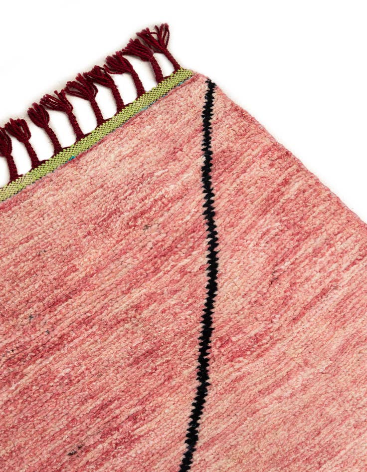 Detail image of 5' 6 x 7' 11  Hand Knotted Moroccan Wool Rug