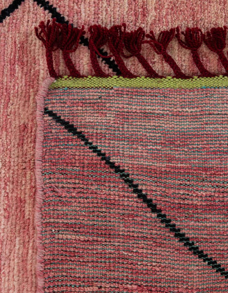 Detail image of 5' 6 x 7' 11  Hand Knotted Moroccan Wool Rug