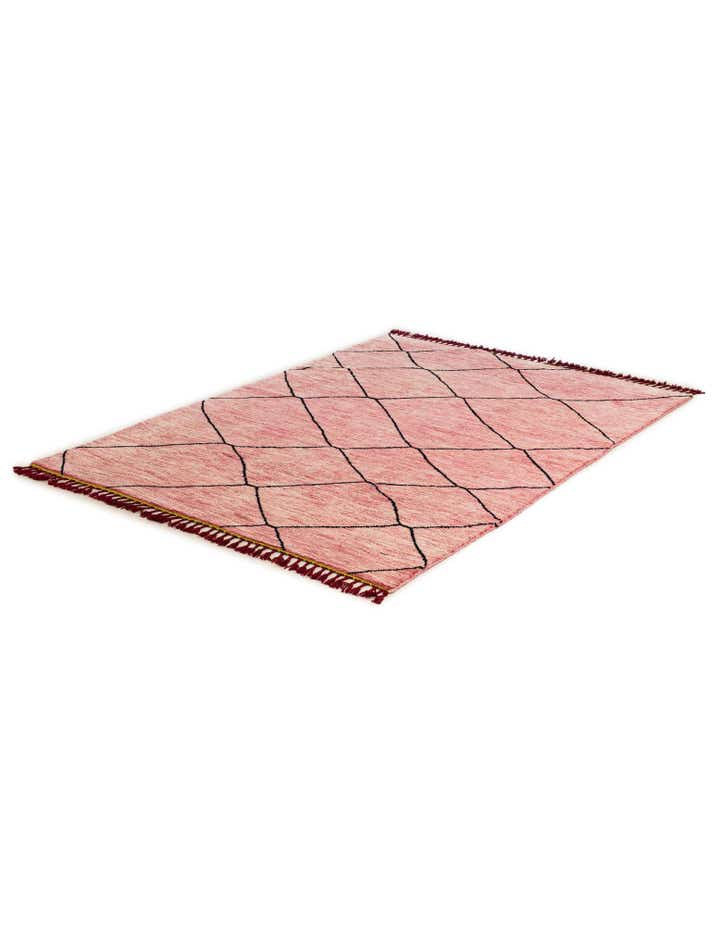 5' 6 x 7' 11 Hand Knotted Moroccan Wool Rug