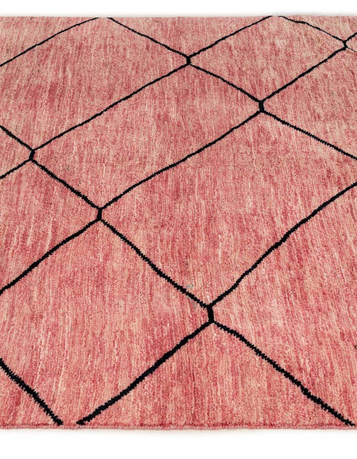 Detail image of 5' 6 x 7' 11  Hand Knotted Moroccan Wool Rug