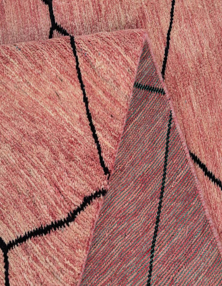 Detail image of 5' 6 x 7' 11  Hand Knotted Moroccan Wool Rug