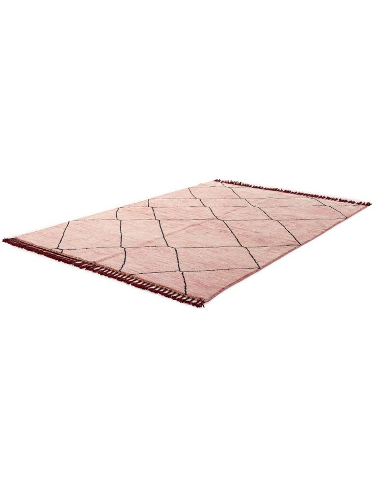 Detail image of 5' 7 x 8' 2 Hand Knotted Moroccan Wool Rug