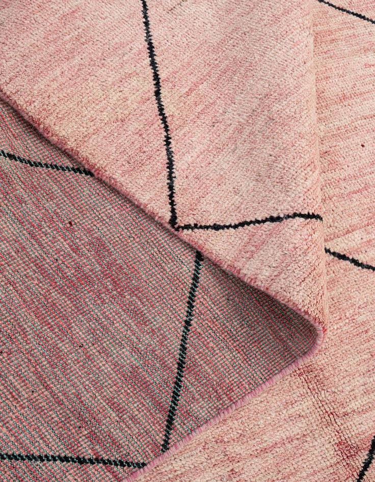 Detail image of 5' 7 x 8' 2  Hand Knotted Moroccan Wool Rug