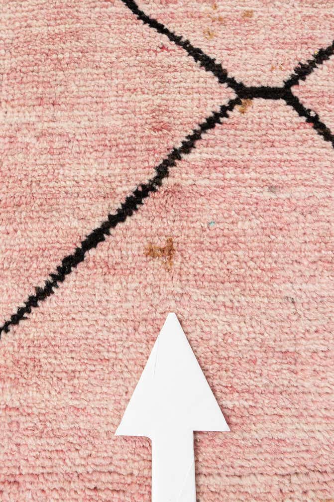 5' 7 x 8' 4 Hand Knotted Moroccan Wool Rug