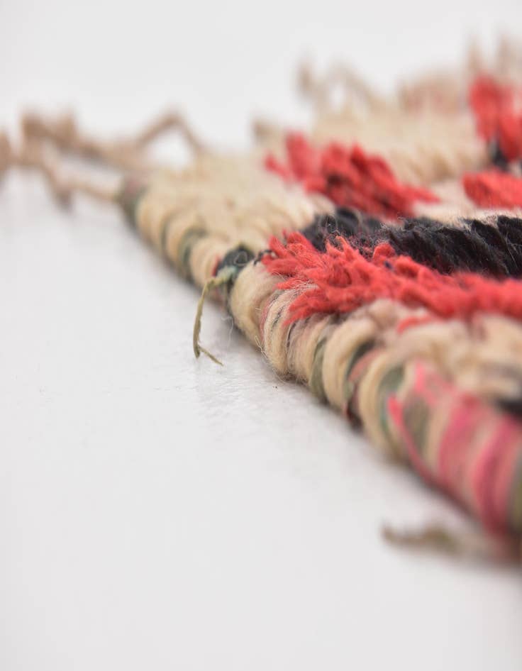 Detail image of 5' 2 x 9' 3  Hand Knotted Moroccan Wool Rug