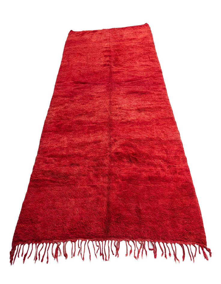 Detail image of 7' x 10' 4  Hand Knotted Moroccan Wool Rug