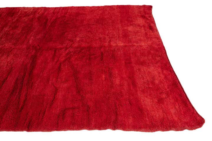 7' x 10' 4 Hand Knotted Moroccan Wool Rug