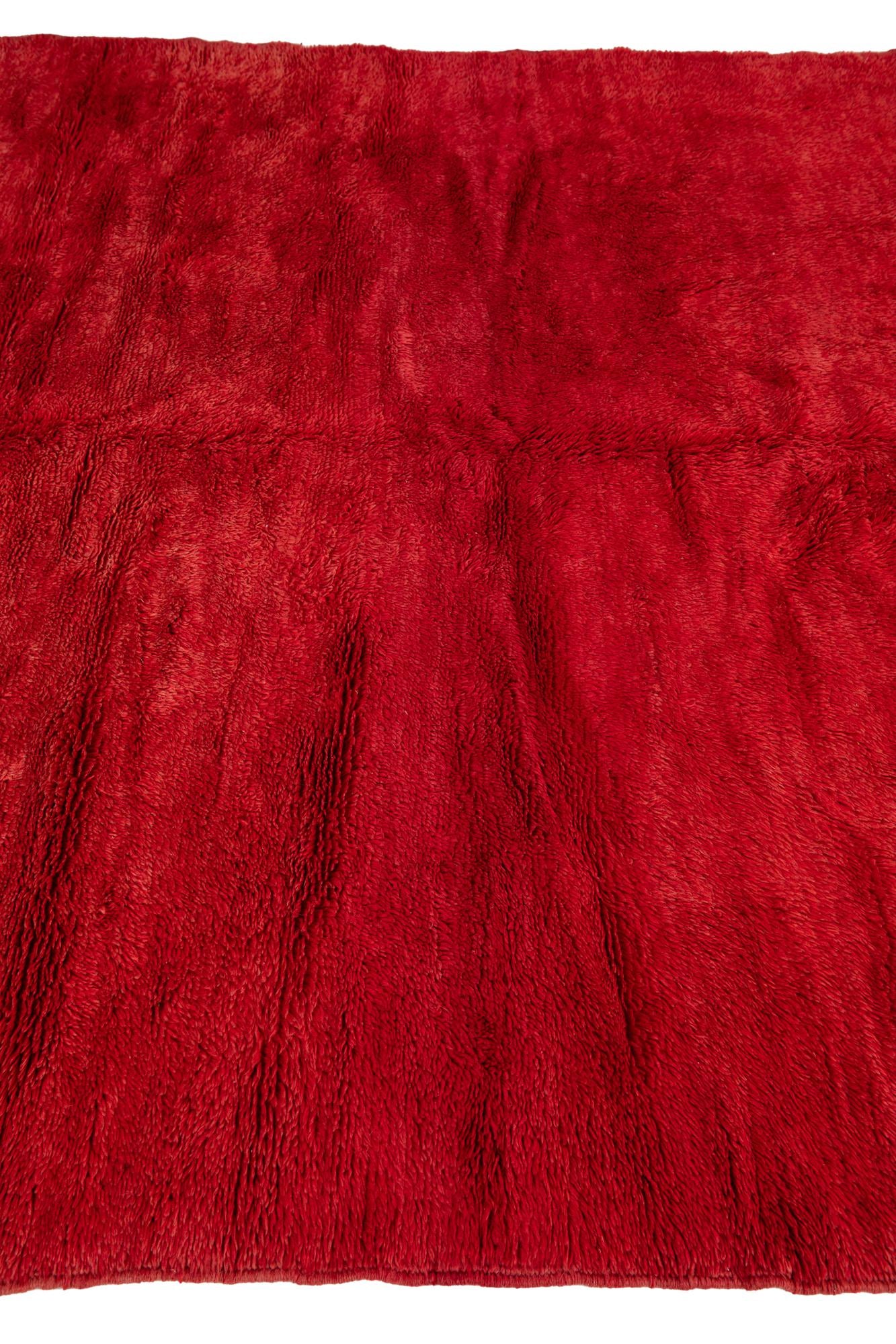 7' x 10' 4 Hand Knotted Moroccan Wool Rug