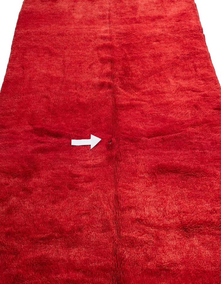 Detail image of 7' x 10' 4  Hand Knotted Moroccan Wool Rug