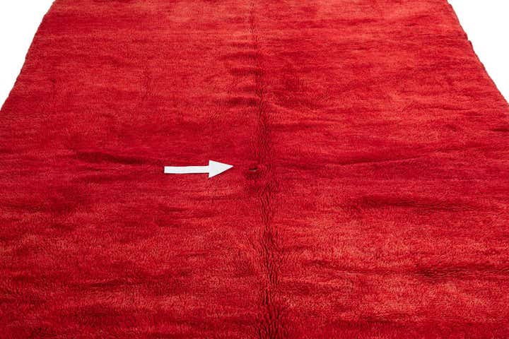 7' x 10' 4 Hand Knotted Moroccan Wool Rug