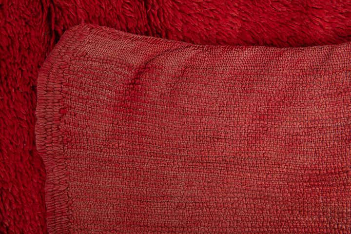 7' x 10' 4 Hand Knotted Moroccan Wool Rug