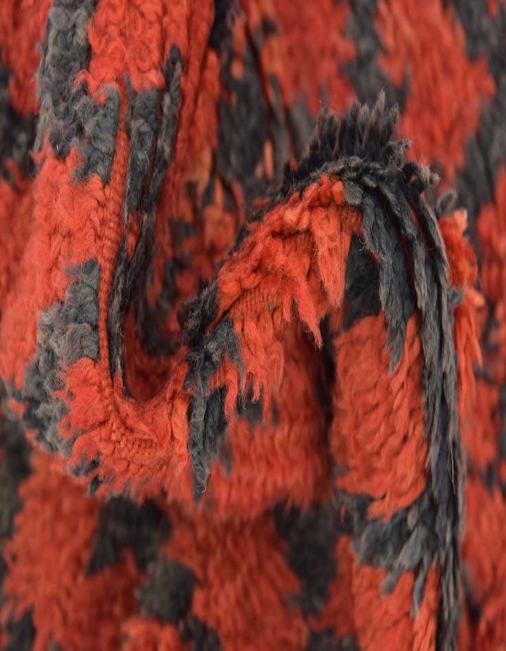 Detail image of 4' x 6' 8  Hand Knotted Moroccan Wool Rug