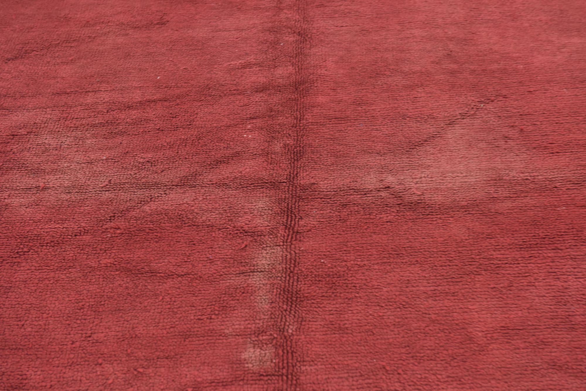 6' 7 x 9' 5 Hand Knotted Moroccan Wool Rug