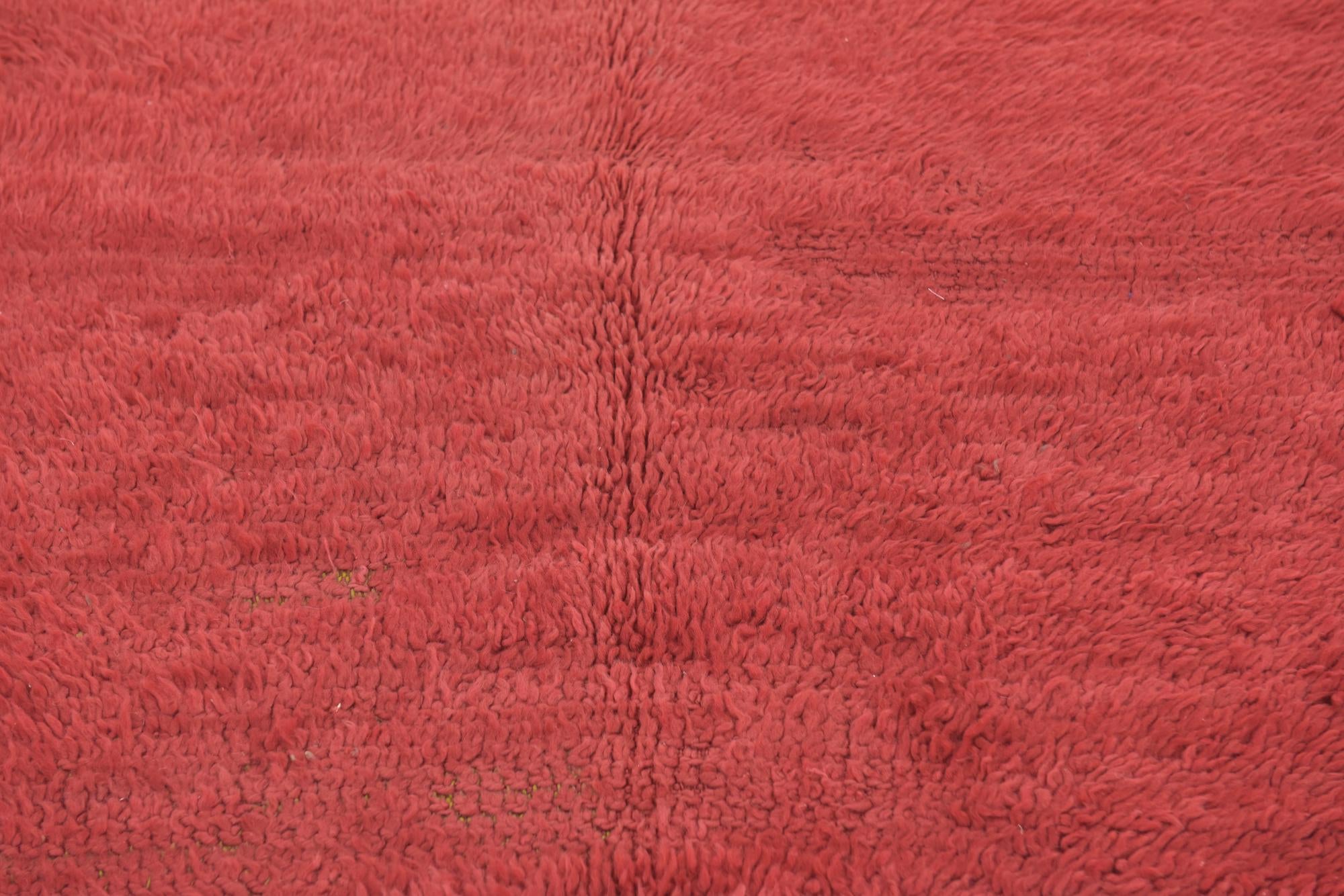 4' 9 x 5' 6 Hand Knotted Moroccan Wool Rug