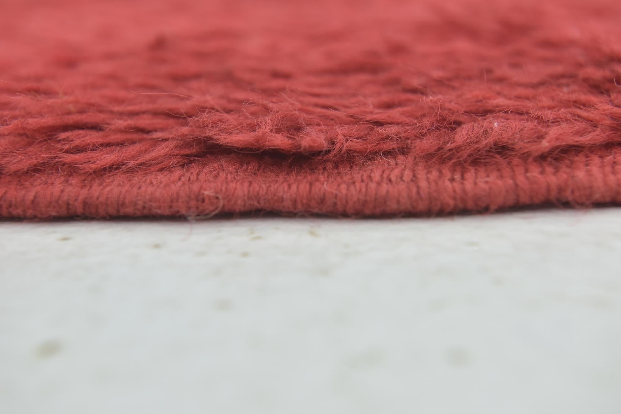 4' 9 x 5' 6 Hand Knotted Moroccan Wool Rug