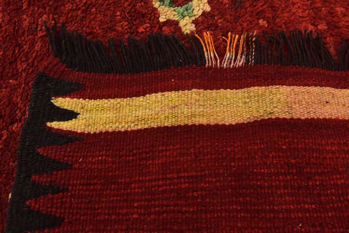 5' 9 x 9' 4 Hand Knotted Moroccan Wool Rug