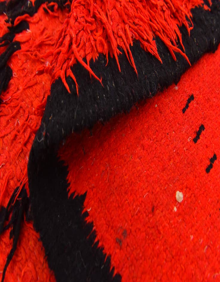 Detail image of 6' 5 x 10' 4  Hand Knotted Moroccan Wool Rug