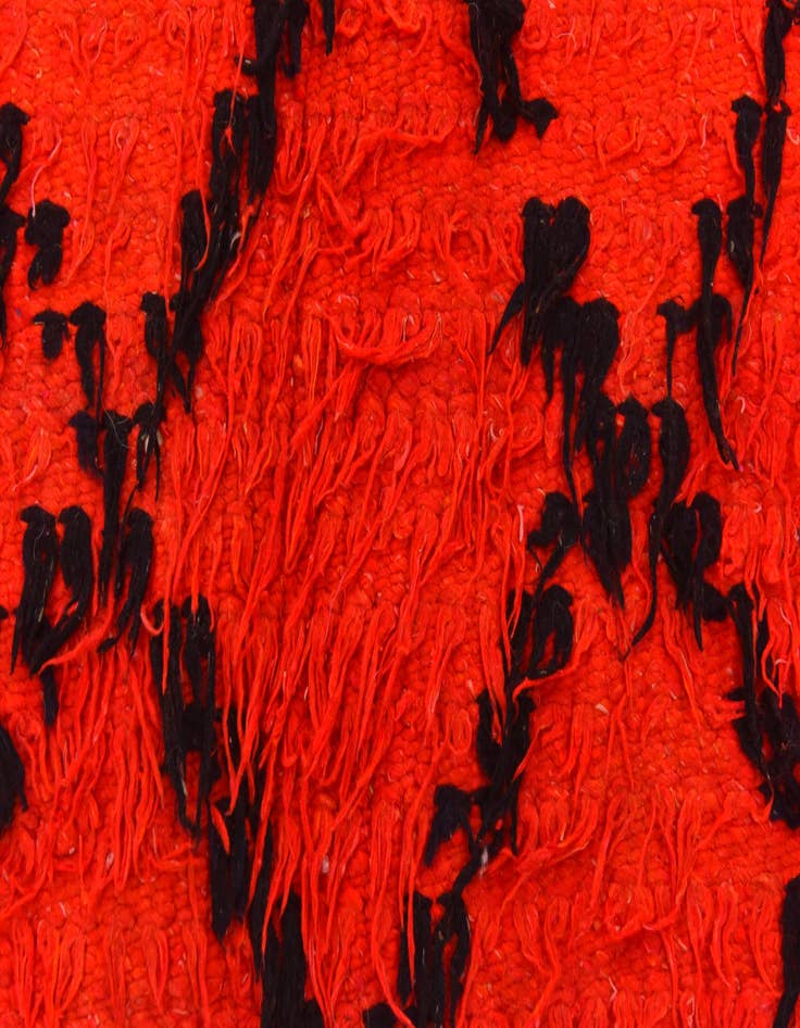 Detail image of 6' 5 x 10' 4  Hand Knotted Moroccan Wool Rug