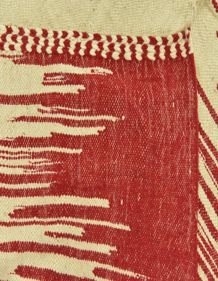 Detail image of 6' 6 x 10'  Hand Knotted Moroccan Wool Rug