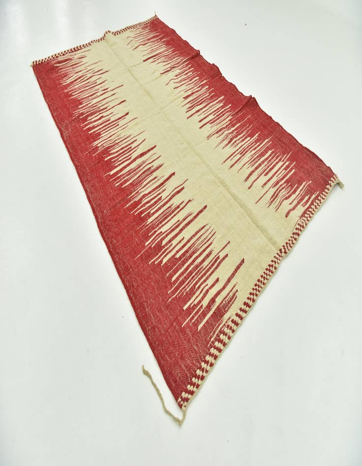 Detail image of 6' 6 x 10'  Hand Knotted Moroccan Wool Rug