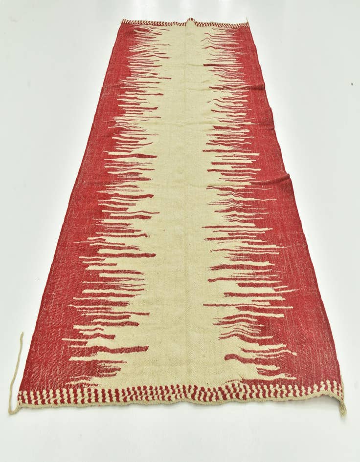 Detail image of 6' 6 x 10'  Hand Knotted Moroccan Wool Rug