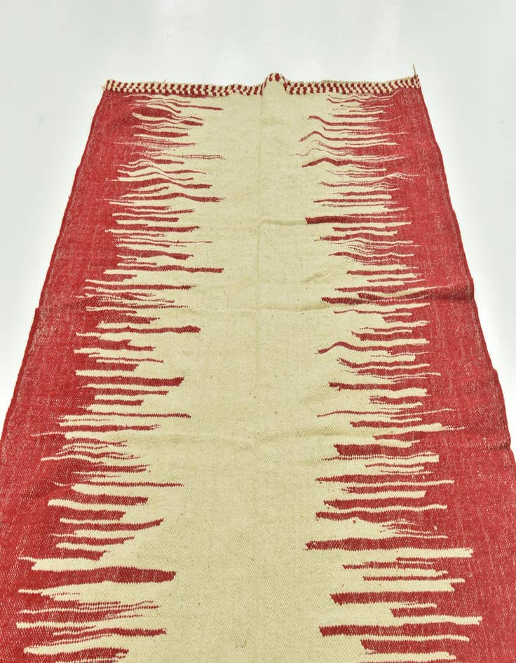 Detail image of 6' 6 x 10'  Hand Knotted Moroccan Wool Rug