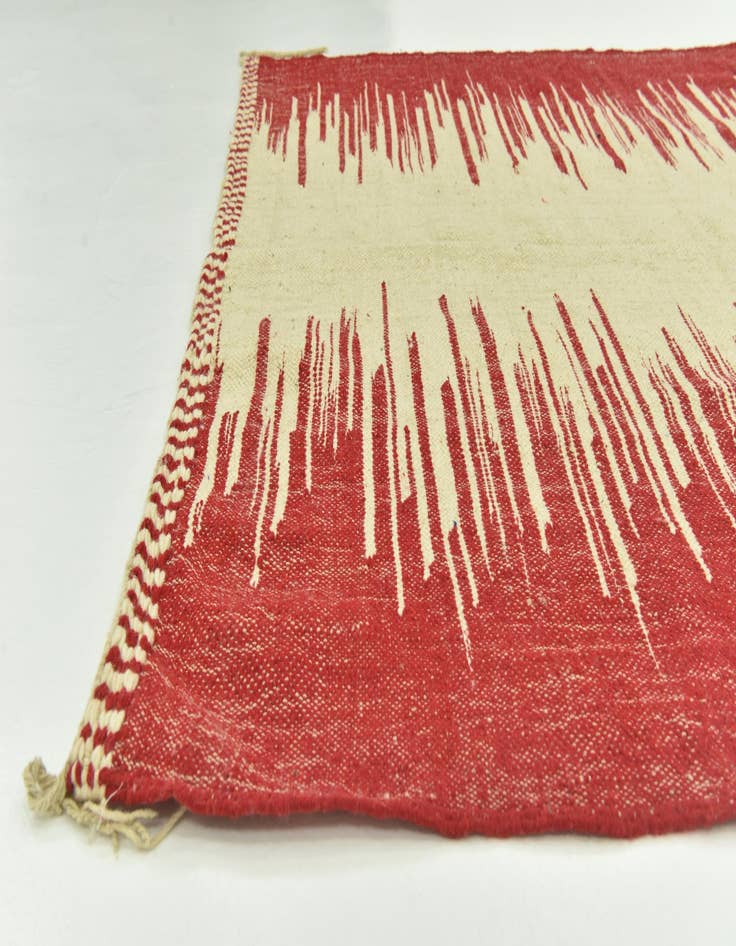 Detail image of 6' 6 x 10'  Hand Knotted Moroccan Wool Rug