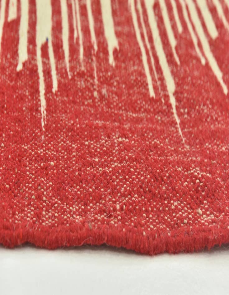 Detail image of 6' 6 x 10'  Hand Knotted Moroccan Wool Rug