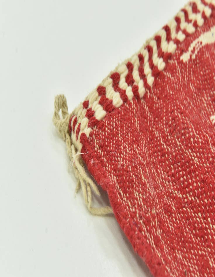 Detail image of 6' 6 x 10'  Hand Knotted Moroccan Wool Rug