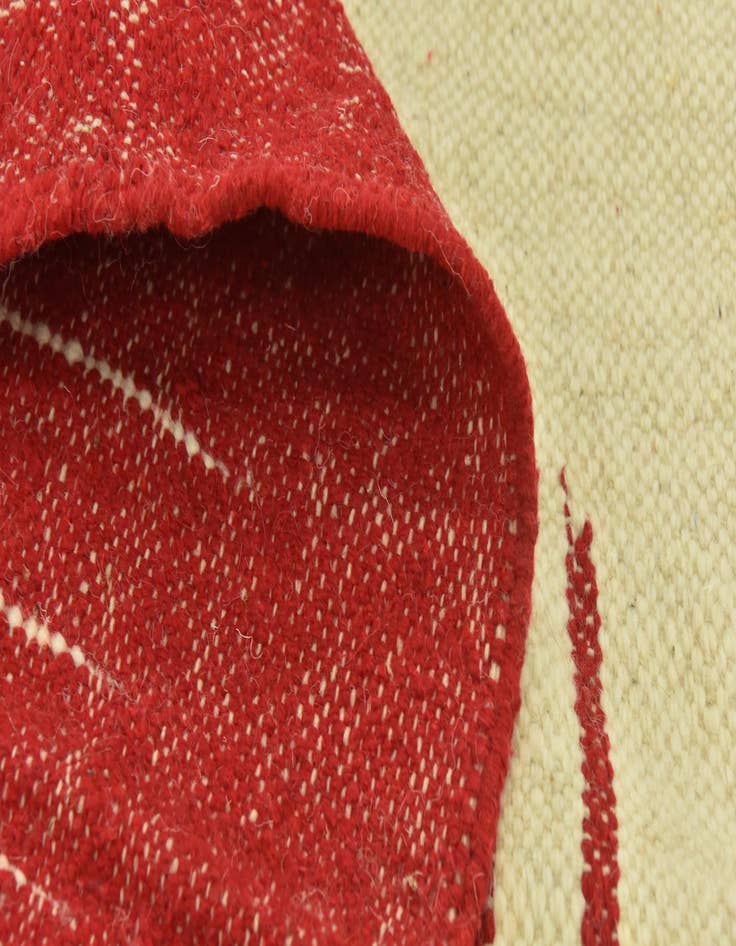 Detail image of 6' 6 x 10'  Hand Knotted Moroccan Wool Rug