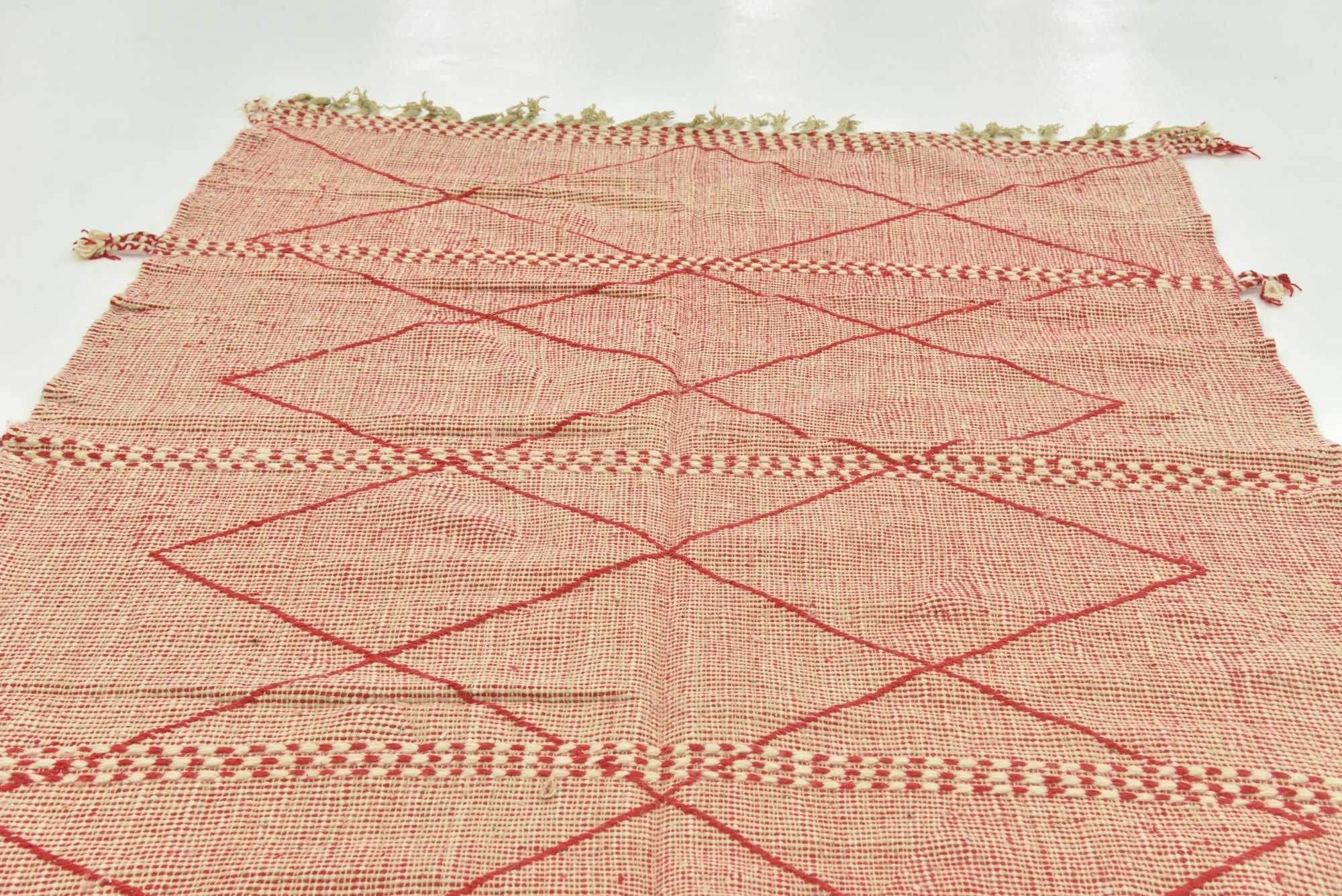 6' 5 x 9' 6 Hand Knotted Moroccan Wool Rug