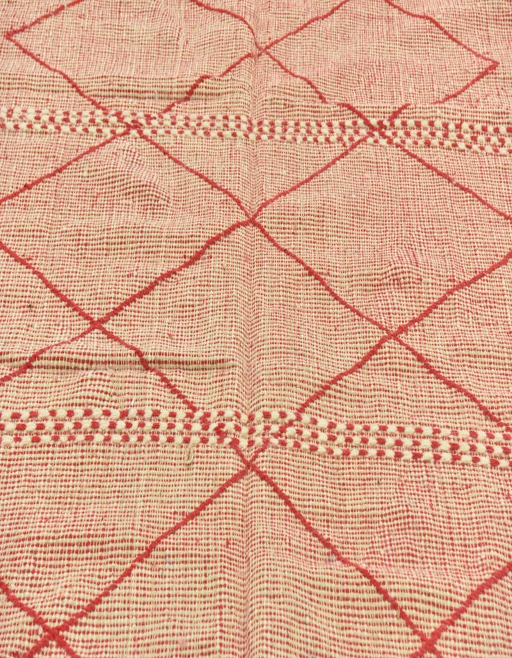 Detail image of 6' 5 x 9' 6  Hand Knotted Moroccan Wool Rug