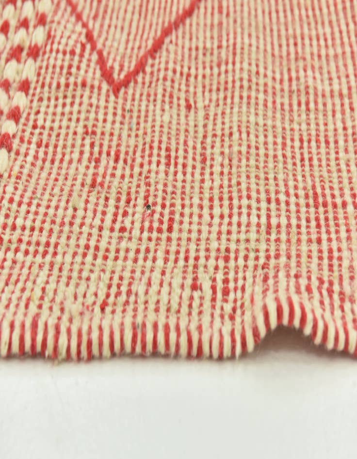 Detail image of 6' 5 x 9' 6  Hand Knotted Moroccan Wool Rug