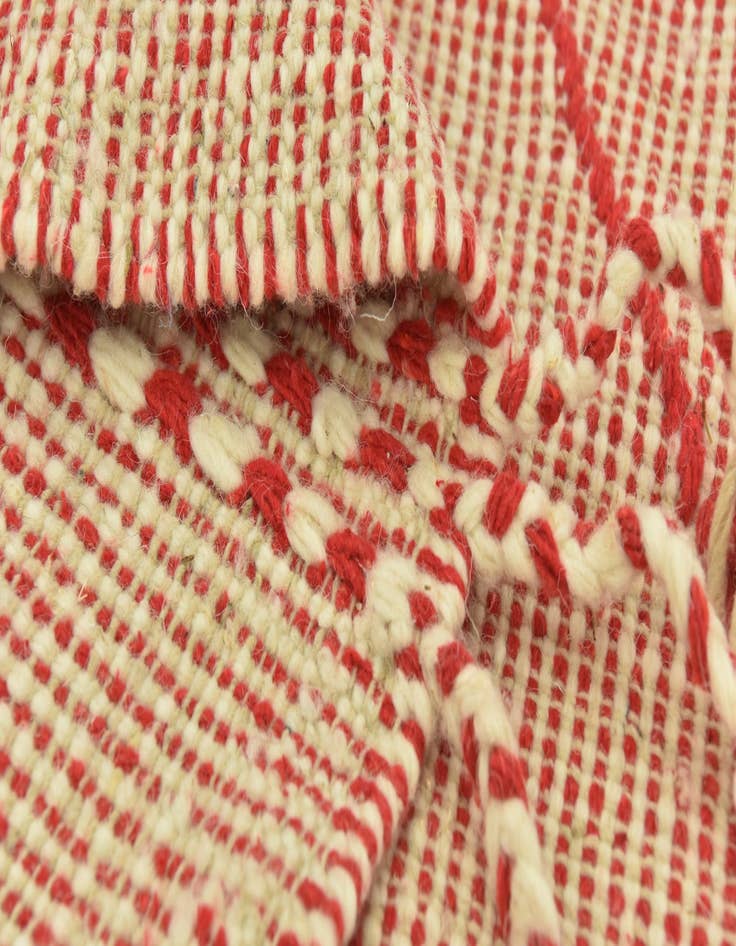 Detail image of 6' 5 x 9' 6  Hand Knotted Moroccan Wool Rug