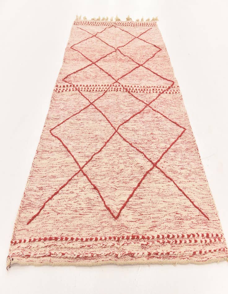 Detail image of 4' 11 x 8' 1  Hand Knotted Moroccan Wool Rug