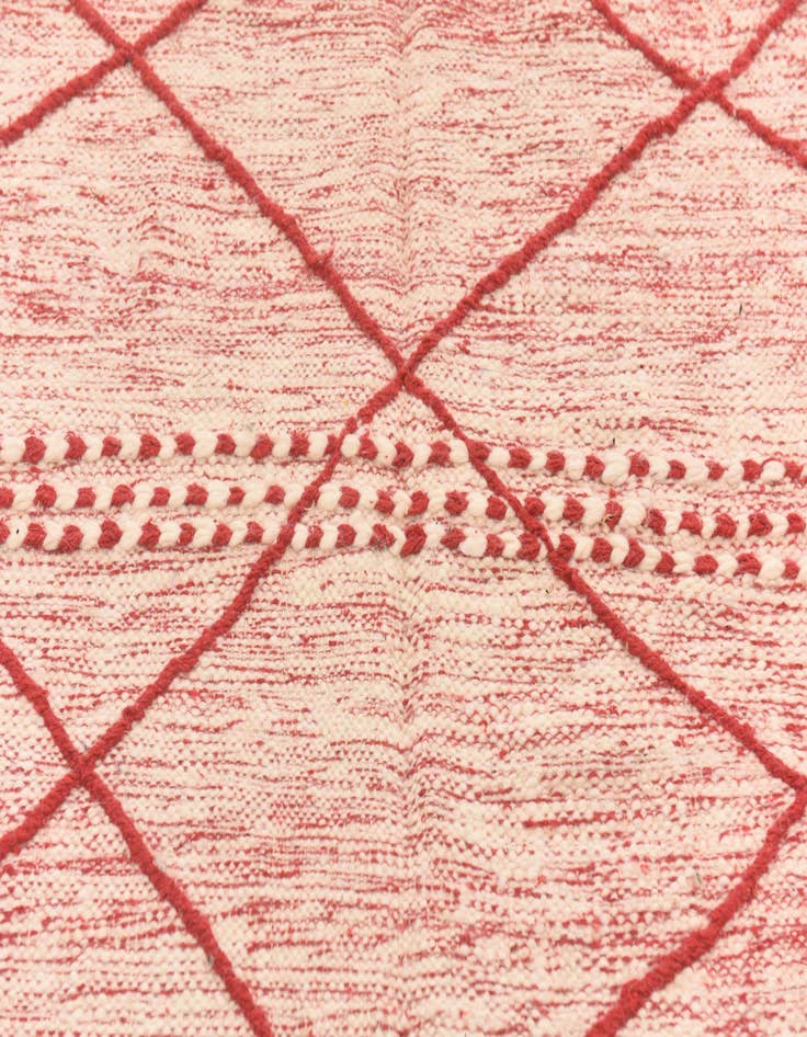 Detail image of 4' 11 x 8' 1  Hand Knotted Moroccan Wool Rug