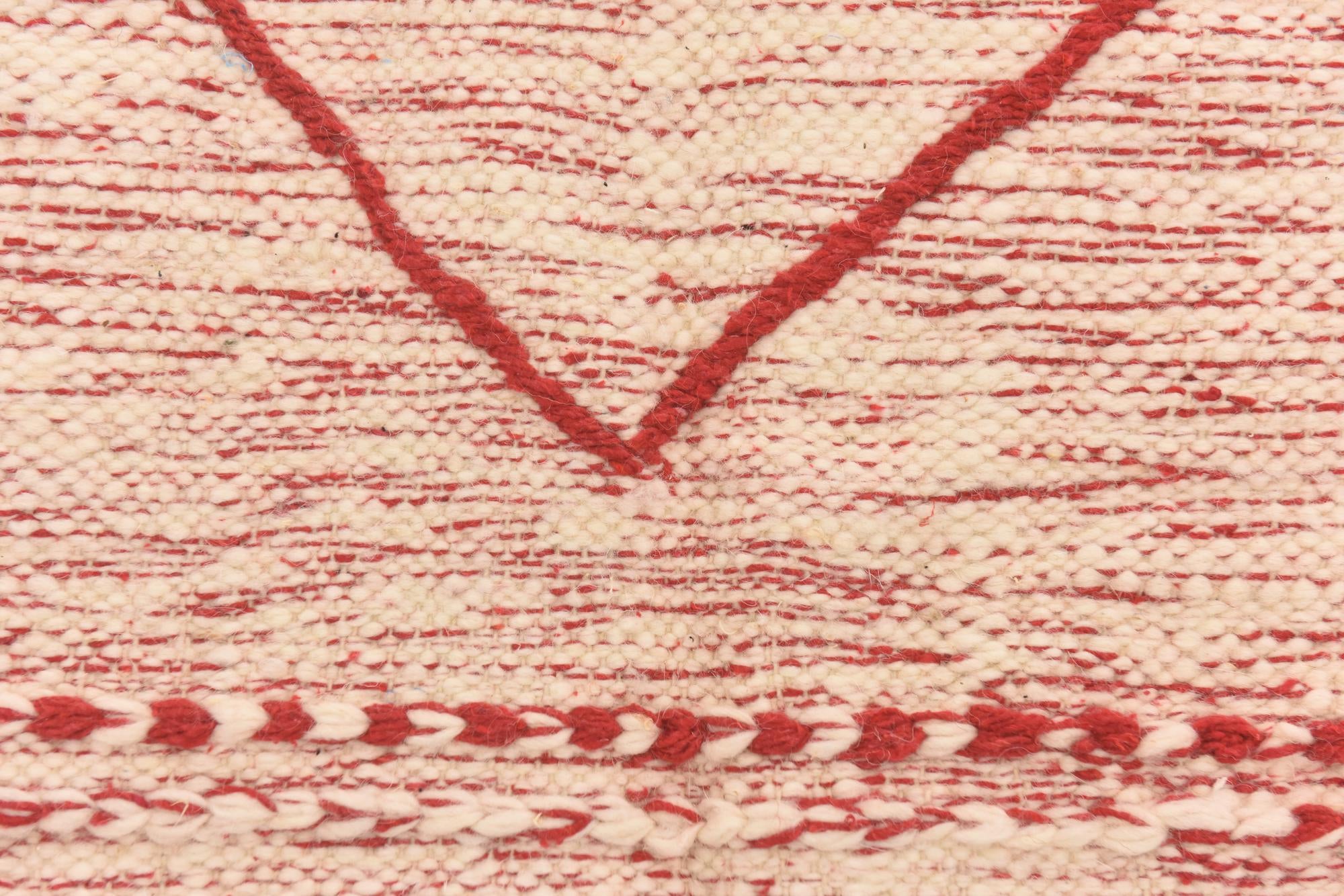 4' 11 x 8' 1 Hand Knotted Moroccan Wool Rug
