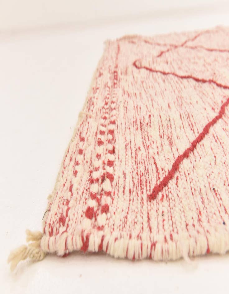 Detail image of 4' 11 x 8' 1  Hand Knotted Moroccan Wool Rug